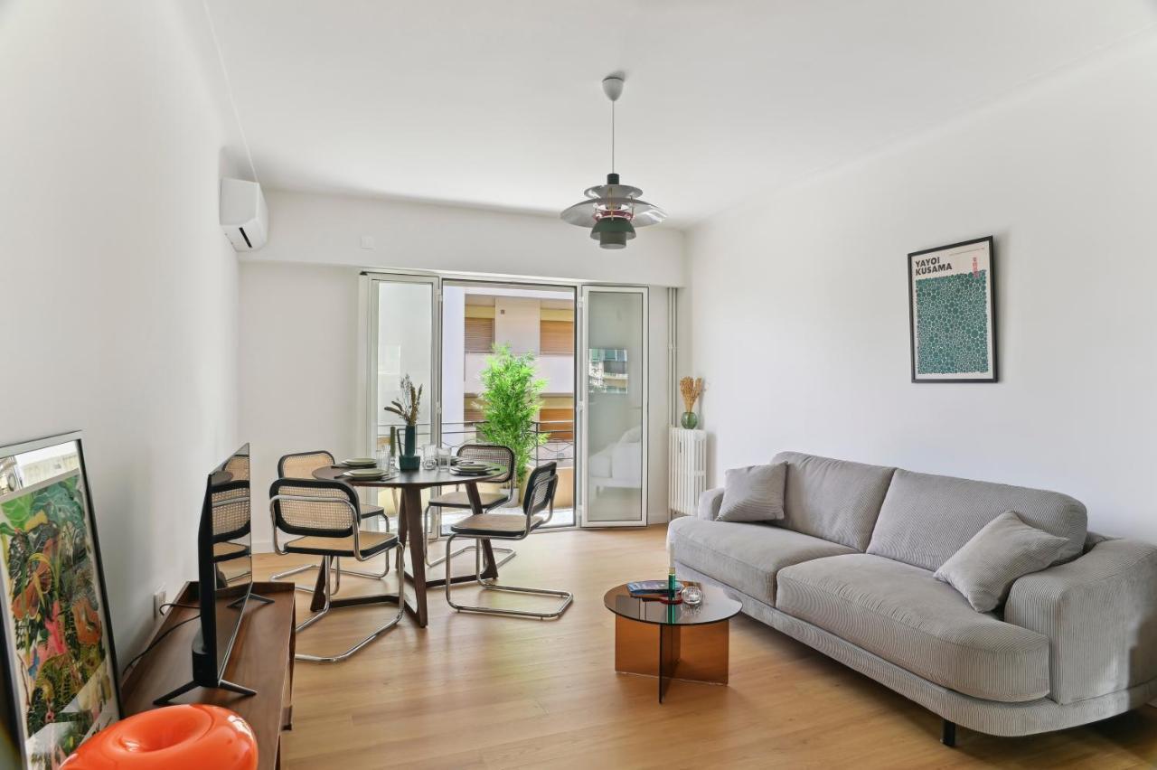 קאן Designer Flat, Luxurious, Close From Palais, Terrasse, Private Garage, Air Conditoning מראה חיצוני תמונה